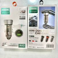شارژر فندکی خودرو YY-C30 55W پی دی و یو ای بی فست شارژ