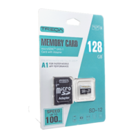 کارت حافظه microSDXC برند TREQA مدل SD-12 ظرفیت 128 گیگابایت کلاس 10 استاندارد